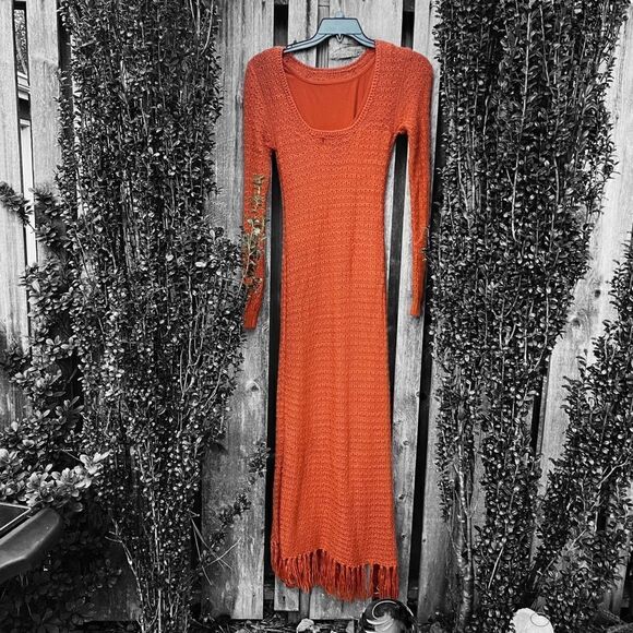 Pamela Love Fringe Sweater Dress Size XS - Picture 4 of 15